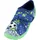 Fischer Markenschuh Klett-Hausschuh Blau 25
