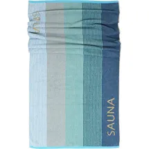Lashuma Helsinki Handtuch 85 x 200 cm blau/türkis