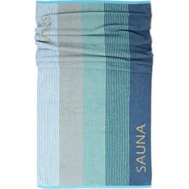 Lashuma Helsinki Handtuch 85 x 200 cm blau/türkis