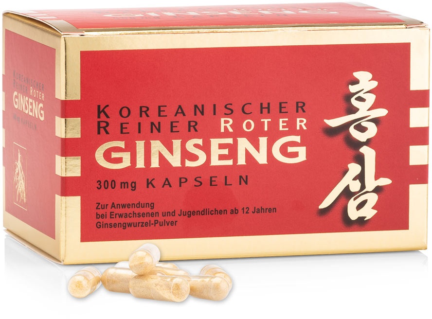 Capsule di puro Ginseng rosso coreano - 122 g