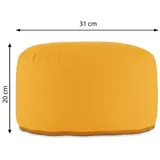 Bodenkissen Fußkissen Yogakissen Meditationskissen Augenkissen Sitzkissen rund ø31xH20cm Bezug waschbar