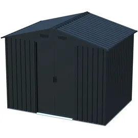 garden 'n' more Pultdachhaus Basic plus 2,36 x 1,74 m Schwarz