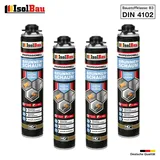 Brunnenschaum 4 x 750ml Bauschaum Montageschaum Pistolenschaum IsolBau