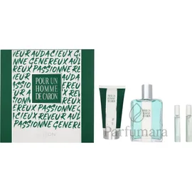 Caron Pour Un Homme de Caron Eau de Toilette 125 ml + Duschgel 75 ml + Le Matin 5 ml + Le Soir 5 ml Geschenkset