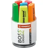 Stabilo Textmarker 6 St. Gelb/Grün/Orange/Rot/Pink/Blau