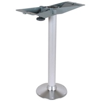 Alu-Tischsäule mit Fuß Tischhalter Tischbein Tischgestell Tischfuß für Wohnmobil, Wohnwagen