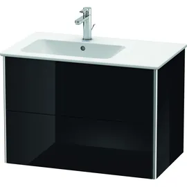 Duravit XSquare 81x47,8x56cm, 2 La, B li, wandhängend, sw hgl