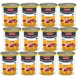ANIMONDA GranCarno Adult Dog Geschmack: Schweinefleisch + Truthahn 12x800g