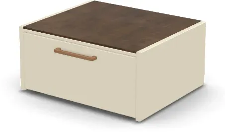 Brabura CT 80 Kamado Modul - Iron Corten / Perle Blanche / Holzgriff