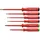 PB SWISS TOOLS Schraubendreher-Satz VDE 6-tlg. PZ1 Rot/Weiß