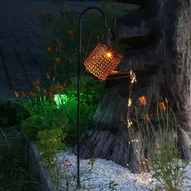 MARELIDA Lichterkette Kunststoff H: 80cm 36 warmweiße LED silber