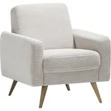 exxpo - sofa fashion Sessel »Samso, Loungesessel«, elegant und bequem, aktueller Cord Bezug