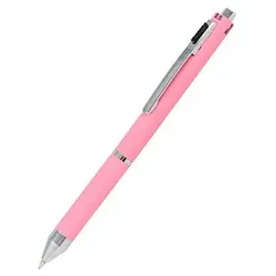 ONLINE® 4-Farben-Kugelschreiber Multipen rose, Schreibfarbe: rot, blau, schwarz, grau, 1 St.