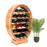 DanDiBo Ambiente DanDiBo Weinregal Holz 62x90x24 cm, Wohnzimmer, Regale, Weinregale