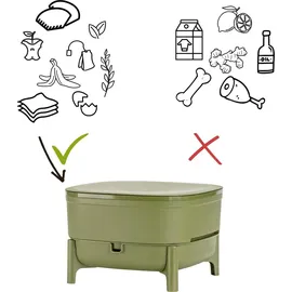 Plastia Wurmkomposter grün recycelt 1606967067