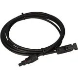 Verlängerungskabel 6mm2 kompatibel mit MC4 Solarkabel - 3m schwarz 0% MwSt nach §12 Abs. 3 UstG