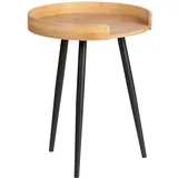 Wenko Beistelltisch Loft, aus Bambus rund
