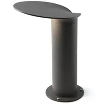 faro BARCELONA Sockelleuchte Aluminium 35,0 cm inkl. LED-Lampe grau