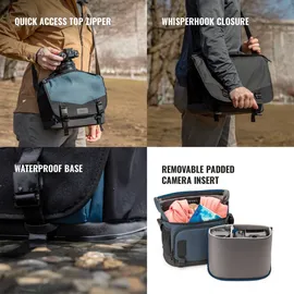 Tenba DNA 9 Slim Messenger Tasche Blau