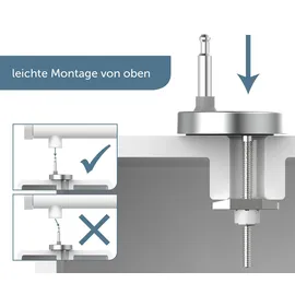 Schütte WC-Sitz Stone Kunststoff Grau