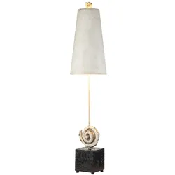 Swirl Tischleuchte weiß, schwarz Flambeau FB-SWIRL-TL