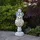 StarTrading LED Solar Gartenfigur Engel grau H: 27cm 6 Stunden Leuchtdauer