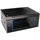 Lindy Extralink 4U 600x450 Schwarzer Wand-Rackschrank