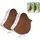 NORTHPOINT Naturgeräusche Box Vogel Sound Box Echtholz Bewegungsmelder Sound Sensor Timer USB-C (2er-Set Kirschholz)