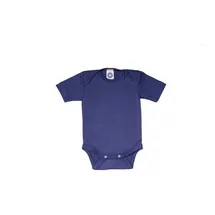 cosilana Baby Kurzarm-Body aus Bio Wolle, / Seide Marine 50/56