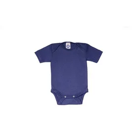 cosilana Baby Kurzarm-Body aus Bio Wolle, / Seide Marine 50/56
