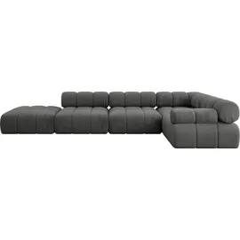 altdecor Modulares Sofa Ecksofa in L-Form - Felto-L2 - 380x190x70 cm Dunkelgrau Corner modular Sofa Eckcouch Couch Wohnlandschaft Cauchsofa Polster... - Dunkelgrau