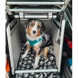 nobby® Hundetransportbox Round Corner L Grau