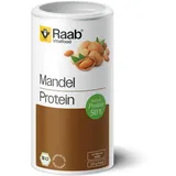 Raab Vitalfood Bio Mandel-Protein mit natürlichem Calcium, teilentölt, vegan, glutenfrei, Eiweiß-Shake; Mandel-Mehl, Mandeldrink 50% Protein, 200 g