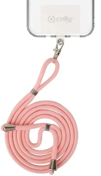 Neue universelle Handy-Halskette Celly Rosa