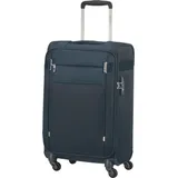 Samsonite Citybeat 4 Rollen Trolley 78 cm mit Dehnfalte blau