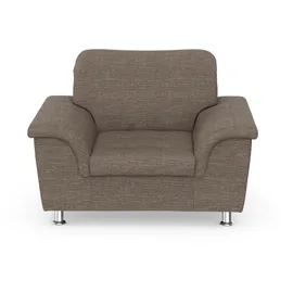 DOMO collection Sessel Franzi Polyester 120 x 81 x 97 cm Beige