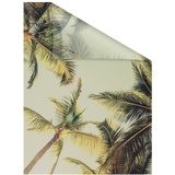Lichtblick Fensterfolie Palmen und Sonne - grün B/L: ca. 100x180 cm (B x L)