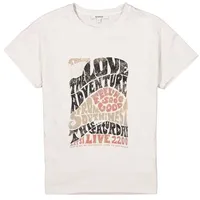 Garcia Kurzarmhemd T-Shirt mit Print - Regular Fit weiß L