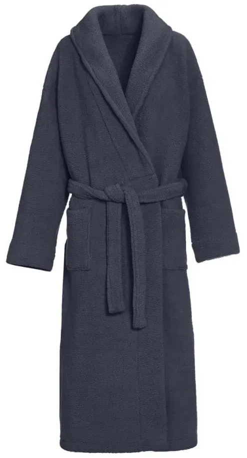 Essenza Damen Uni Bademantel Nama XXL | sole-blue - blau