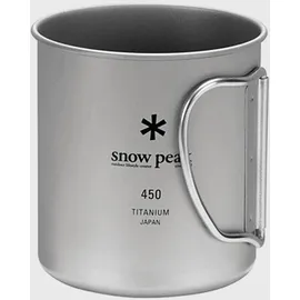 Snow Peak Titanium Single Wall Becher 0,45 l Blau