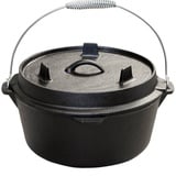 Bluecraft Gusseisen Dutch Oven Feuertopf 6 qt ohne Füße Schmor-Topf