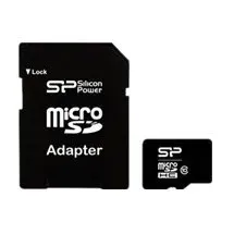 Silicon Power microSDHC 16GB Class 10 + SD-Adapter