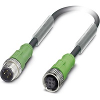 Phoenix Contact 1500402 Sensor-/Aktor-Steckverbinder, konfektioniert M12 Stecker, gerade, Buchse,