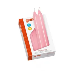 GOKI Geburtstagskerzen Set - Rosa