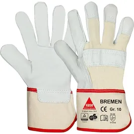 Hase Safety Gloves GmbH Hase Handsch.Bremen,Rindnarbenleder, Gr.10