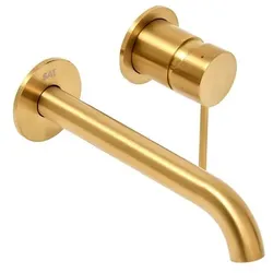 SAT Aurum Waschtischarmatur gebürstetes Gold SATBAUR101BG