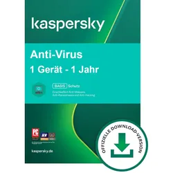 Kaspersky Antivirus 2021 | Download | Windows | 5 Geräte | 1 Jahr