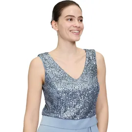 Vera Mont Damen mit Pailletten 38, Light steel Blue - 38W