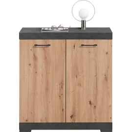 FMD Bristol 80 x 89,9 x 34,9 cm Schubladen / braun