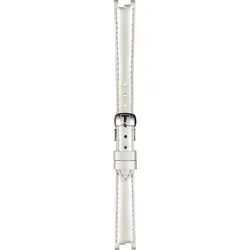 Tissot - Leder Flamingo Lederband Leder, Weiss Perlen T600036540 - genarbt,rind,weiß